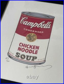 Andy Warhol (1928-1987) Hand Signed Original Limited Edition Print with COA