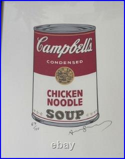Andy Warhol (1928-1987) Hand Signed Original Limited Edition Print with COA