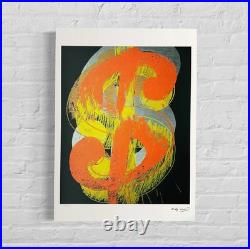 Andy Warhol Dollar Art Print Limited Edition Unique Collectible Piece