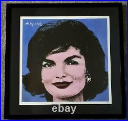 Andy Warhol Limited Edition Jackie Onasis Lithogram Print Framed Rare