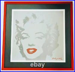 Andy Warhol Limited Edition Marilyn Monroe Lithogram Print Framed Rare