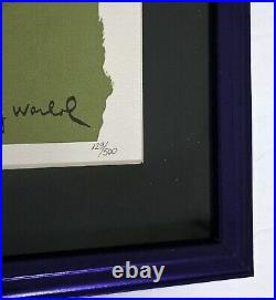 Andy Warhol Lithograph Limited Edition-Chairman Mao Framed Print