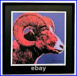 Andy Warhol Lithograph Limited Edition-Ram Framed Print