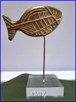 Anna Andreadi Signed Limited Edition Bronze Fish Sculpture 10/50