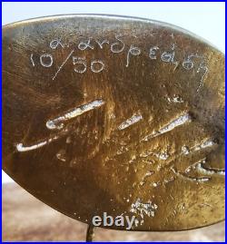 Anna Andreadi Signed Limited Edition Bronze Fish Sculpture 10/50
