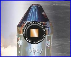 Apollo 11 Actual Piece Of Flown Kapton Foil Module, Ltd Edition FDC Presentation