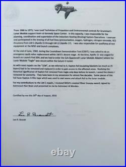 Apollo 11 Actual Piece Of Flown Kapton Foil Module, Ltd Edition FDC Presentation