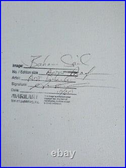 Art Fronckowiak Hand Embellished Signed Giclee Limited Edition Ap Artist Proof