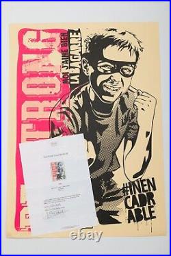 Art Print RNST Moi J'aime La Bagarre #Inercadrable Limited Edition of 7 Mint