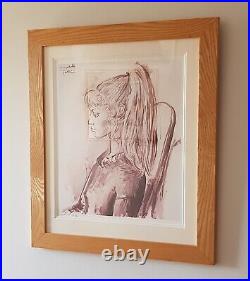 Ash Framed Limited Edition Giclée Print of Pablo Picasso's Portrait of Silvette