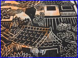 Attack Peter, TAKORO, 1/1 Variant, Hand Embellished, Signed, Linocut Block Print