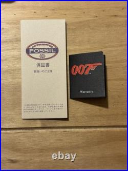 Authentic 007 James Bond Fossil Watch 1997 Edition Limited Edition 05274/10000