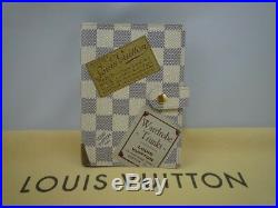 Authentic Louis Vuitton Limited Edition Damier Azur Patch Agenda PM Rare print