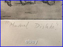 Avishai Russell, Limited Edition Etching 7/10 Mutual Dislike 1997
