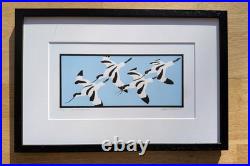 Avocet Quartet Signed Limited Edition Screen Print Robert Gillmore, Framed