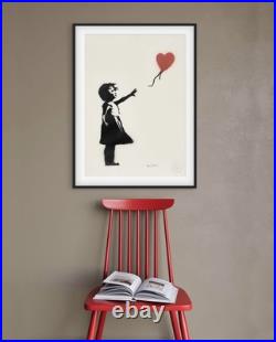BANKSY Girl with Red Balloon Limited Edition Print Certificate