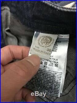 BNWT DIESEL Thavar 0838J Limited Edition Patch Slim Distressed Jeans Super RARE