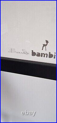 Bambi Street Artist- Top Fashion Accessorie Framed Limited Edition