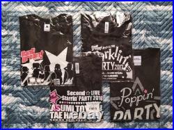 Bandori T-shirt set Popipa 4-piece set M Live limited edition etc