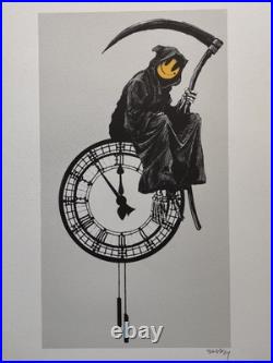 Banksy Art Print Grin Reaper Certificate