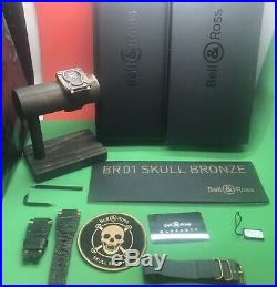 Bell & Ross Bronze Skull BR01 BRONZO Swiss Automatic Limited Edition 500 Pieces