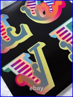 Ben Eine LOVE Lenticular 4 Original Limited Edition Signed Numbered 75 Art 2016