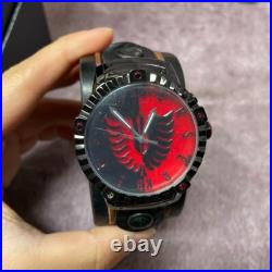Berserk 5000piece Limited Edition Used Watch Black×Red Manual-Winding SS Japan