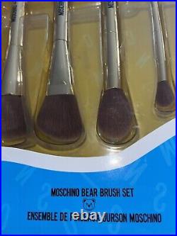 Bnib Moschino X Sephora Bear Brush Set Gold Color 5 Piece Limited Edition