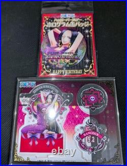 Boa Hancock Birthday Can Badge & Acrylic Stand Set, One Piece, Limited Edition