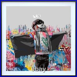 Bollee Patino Fly High Limited Edition Print (boy, graffiti, kids room)