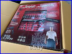 Brand New In Box Jesse James Mac Tools 210 Piece Limited Edition Socket Set Rare