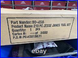 Brand New In Box Jesse James Mac Tools 210 Piece Limited Edition Socket Set Rare