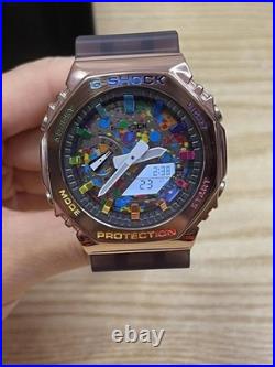 Casio G-Shock GM2100 Rose Gold Rainbow Limited Edition Analog-Digital Men Watch