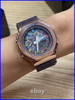 Casio G-Shock GM2100 Rose Gold Rainbow Limited Edition Analog-Digital Men Watch