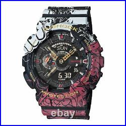 Casio G-Shock x One Piece Men's GA110JOP-1A4 Digital Analog Watch Black One P