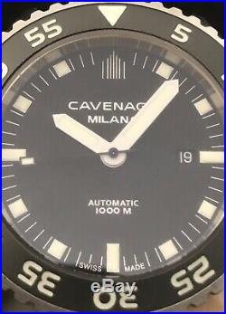 Cavenago Milano 1000m Swiss Automatic 46mm Italian Limited Edition 100 Pieces