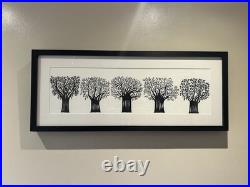 Charlene Mullen Forest Framed Mounted Print 28x12 RRP £175