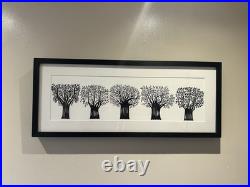 Charlene Mullen Forest Framed Mounted Print 28x12 RRP £175