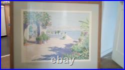 Charles Penny. Watercolour Painting. Terrazza IV. Limited edition 141/300
