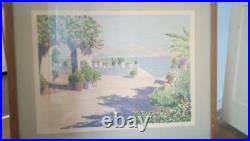 Charles Penny. Watercolour Painting. Terrazza IV. Limited edition 141/300