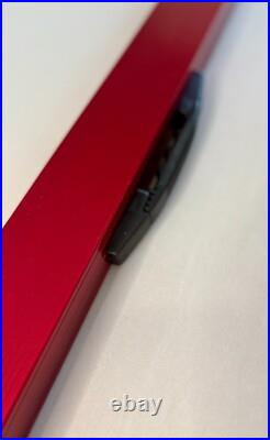 Chase Cue Sports Snooker/Pool Limited Edition Red One Piece Aluminium Cue Case