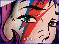Chris Boyle Bowie Girl 2 Signed Limited Edition Pop Art print 24/25 LAST ONE
