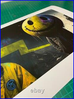 Chris Boyle Put your happy face on Creative Bold Modern Smiley Art print 48/50