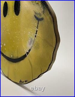 Chris Boyle Wooden Smiley Balloon street urban art decor SMILE 002 Made to order