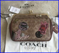 Coach 1941 X Keith Haring Kisslock Crossbody Patchwork f31069 LIMITED EDITION