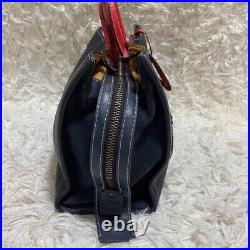 Coach Limited Edition 1941 Varsity Patch Rogue Navy Heavy Leather Suede Bag