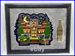 Coca-Cola Limited Edition 50s Diner 9 Piece Puzzle Pin Set Framed 379/1000