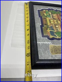 Coca-Cola Limited Edition 50s Diner 9 Piece Puzzle Pin Set Framed 379/1000