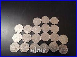 Collection of Limited Edition 50 Pence Pieces (61 coins)