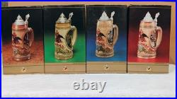 Complete 4-Piece Budweiser Tomorrow's Treasures Limited Edition Stein Set